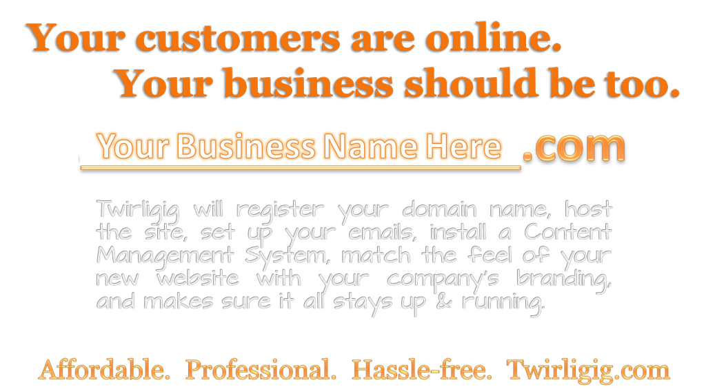Back of business card
